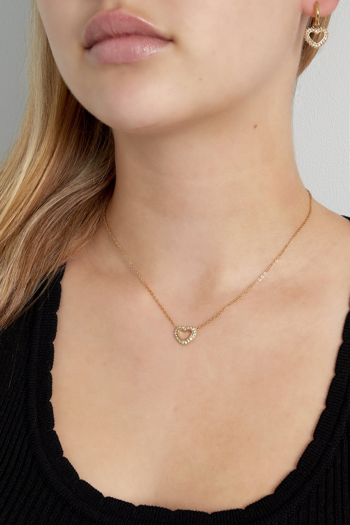 Halskette Diamant-Herz