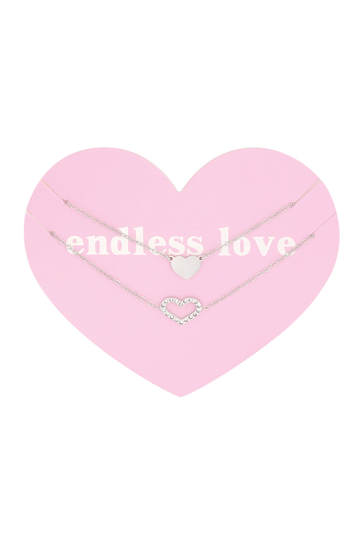 Armband mit 2 Herzen