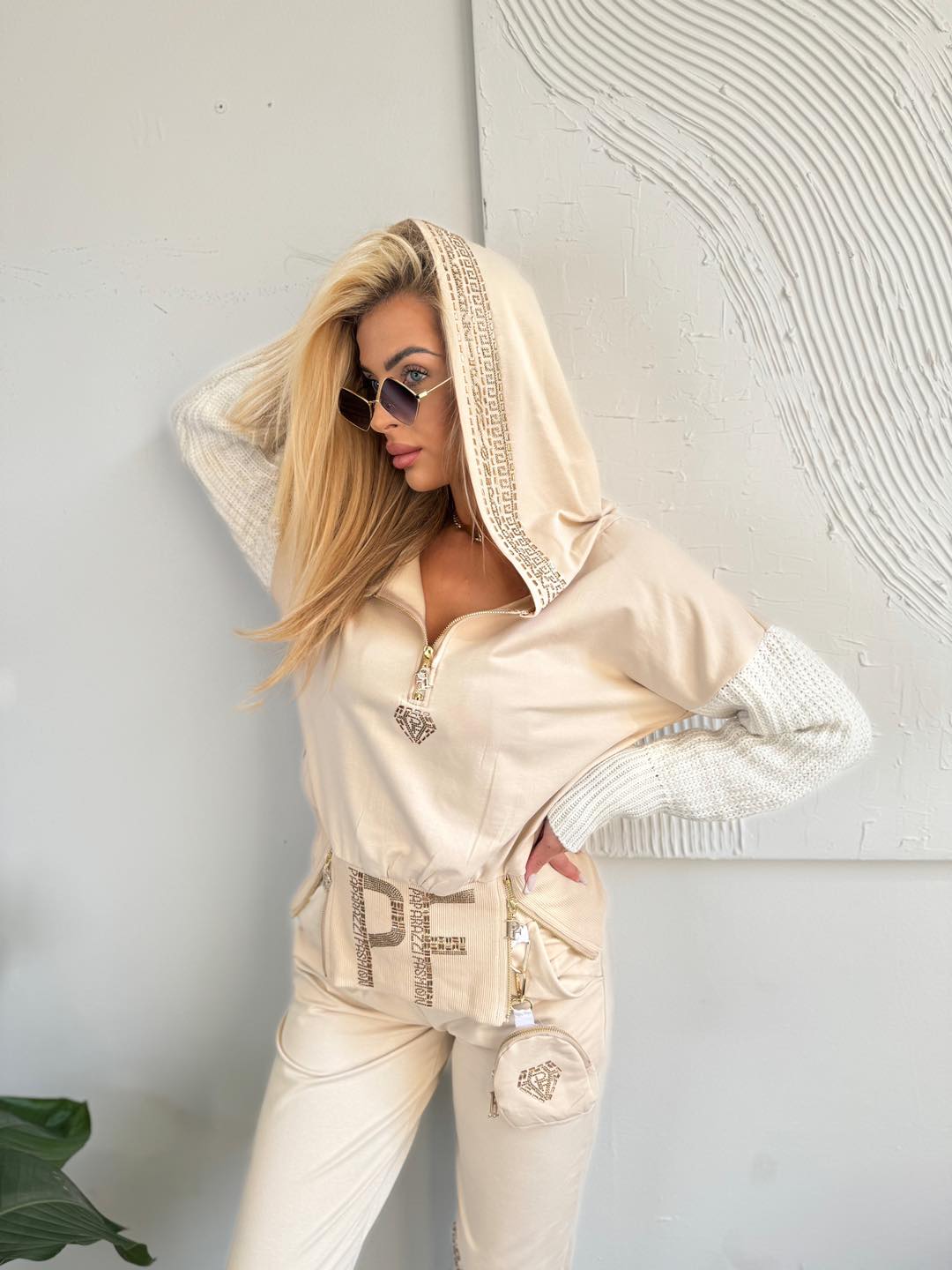 SET Freizeitanzug Beige