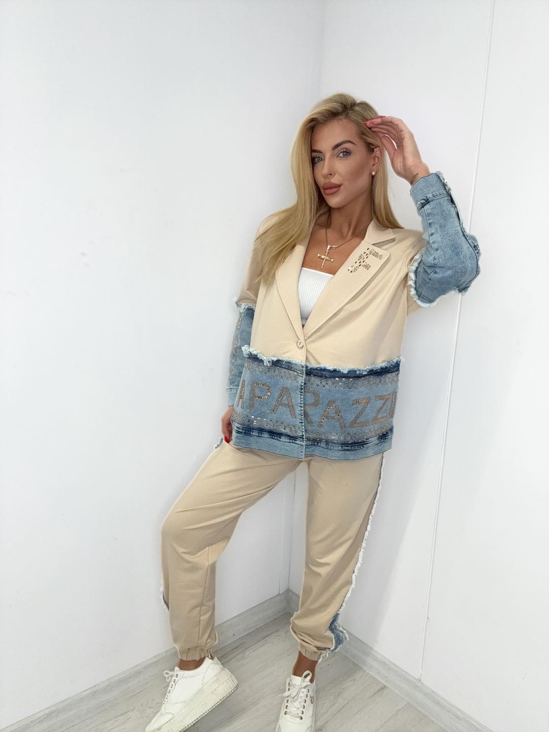 SET Blazer + Hose Beige
