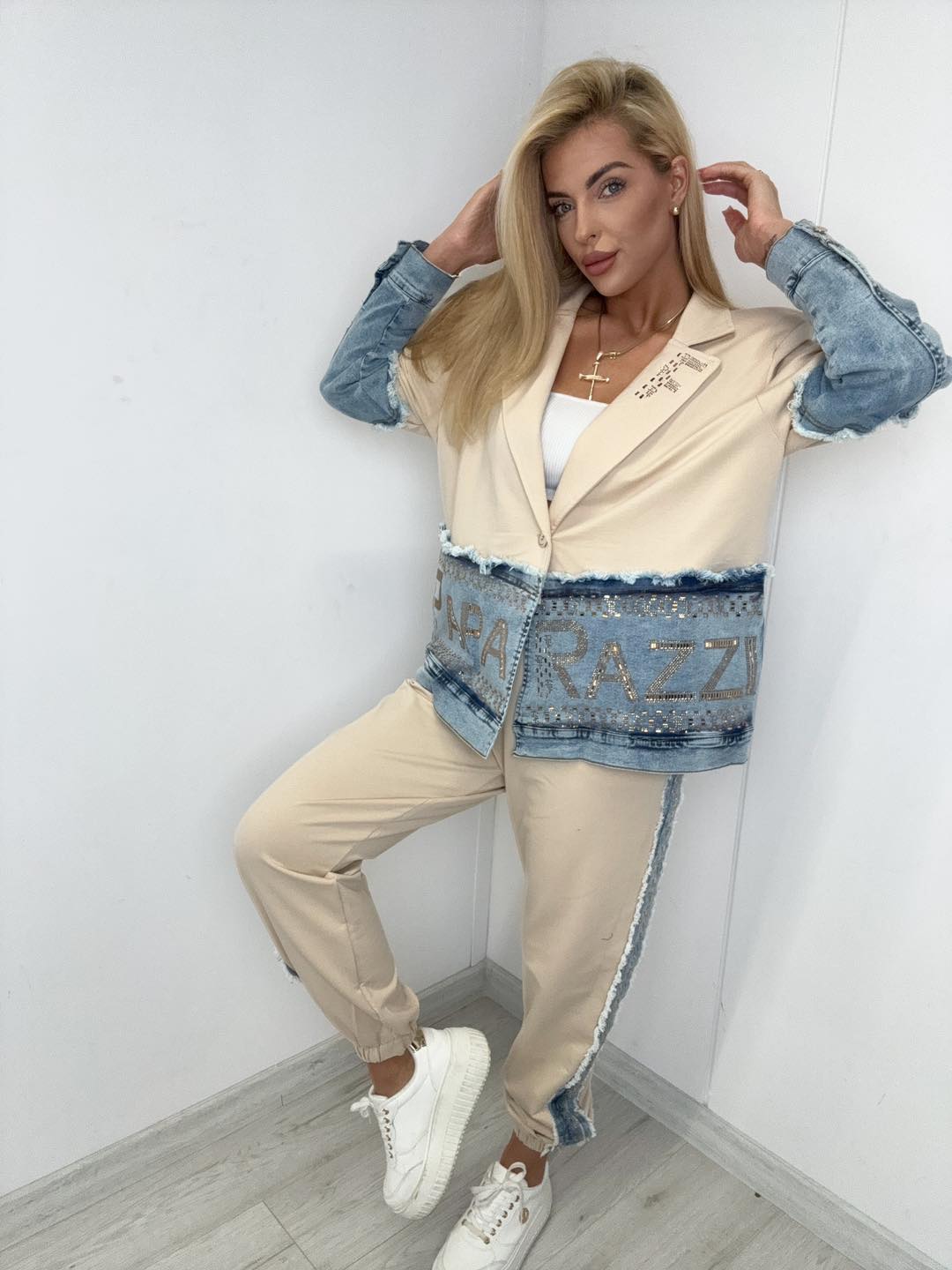 SET Blazer + Hose Beige