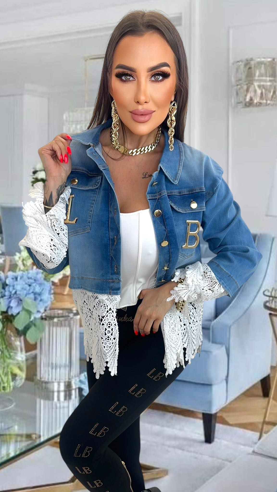 Jeansjacke LOVE