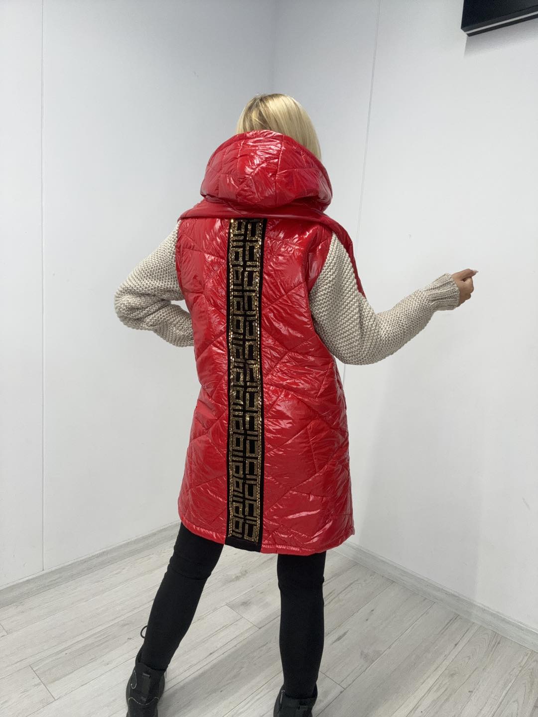 Jacke mit Pulloverärmel