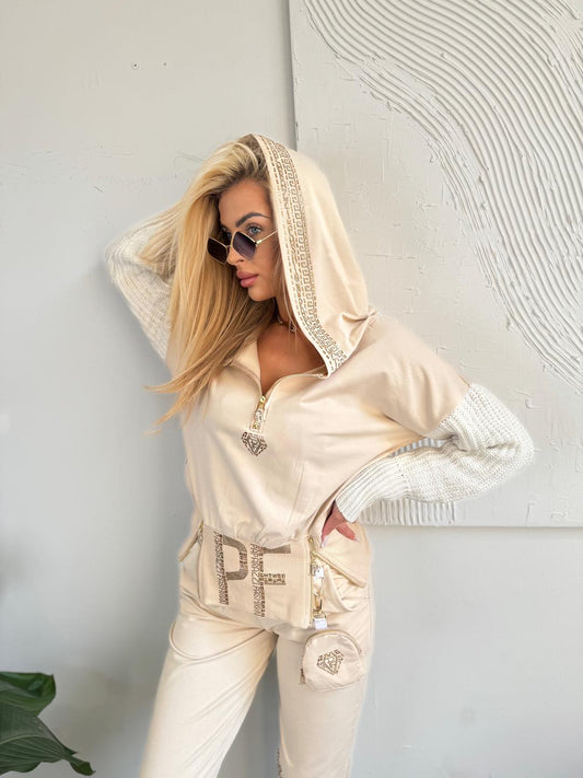 SET Freizeitanzug Beige