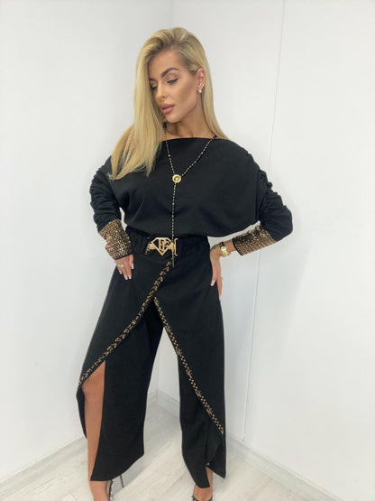 Jumpsuit Schwarz