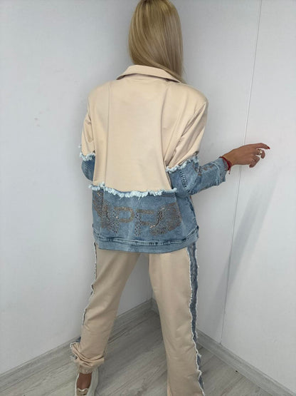 SET Blazer + Hose Beige