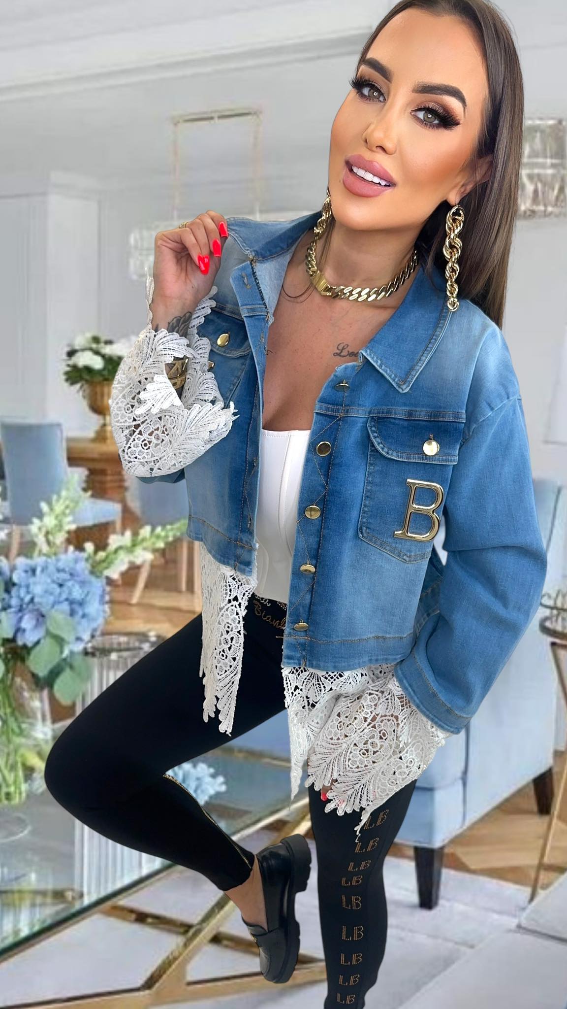 Jeansjacke LOVE