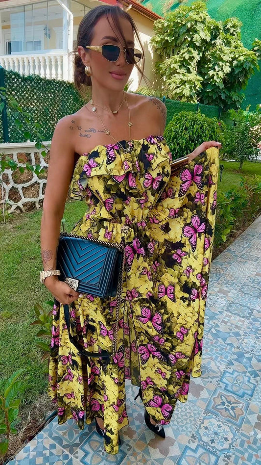 Maxikleid Print MAJA