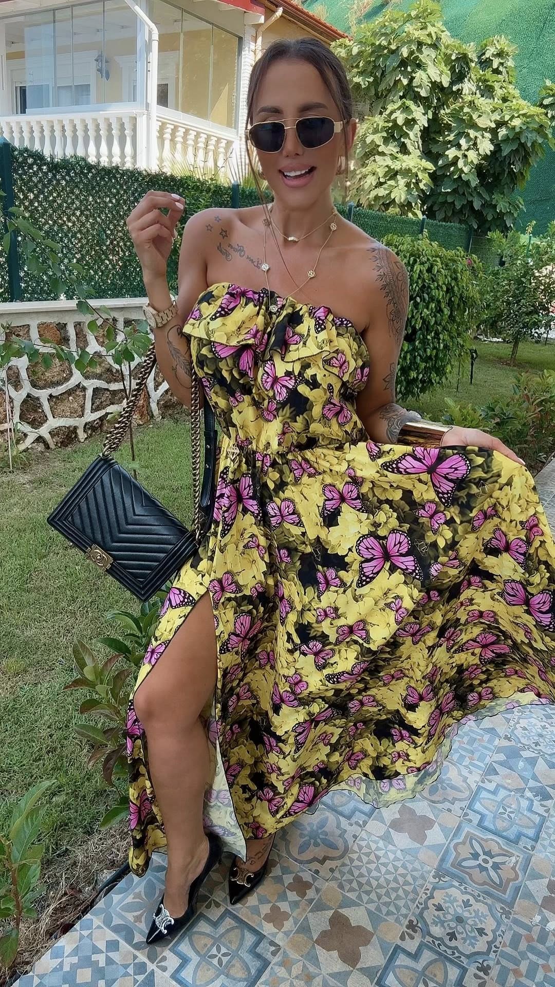 Maxikleid Print MAJA