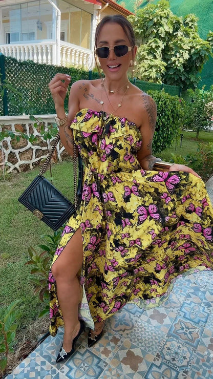 Maxikleid Print MAJA