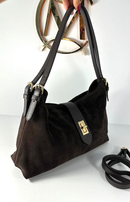 Handtasche Wildleder