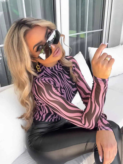 Langarmshirt SKIN transparent