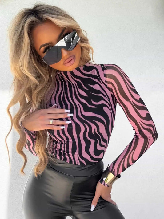 Langarmshirt SKIN transparent