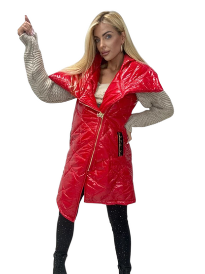 Jacke mit Pulloverärmel