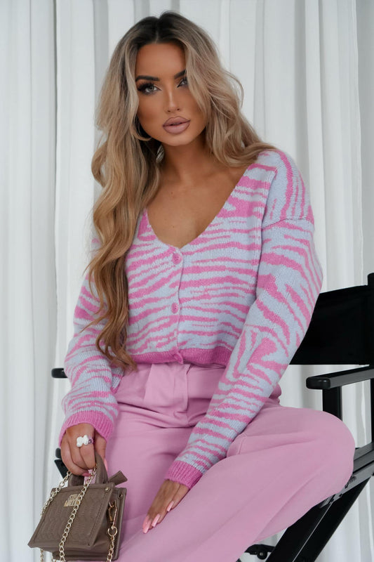 Strickjacke ZEBRAS