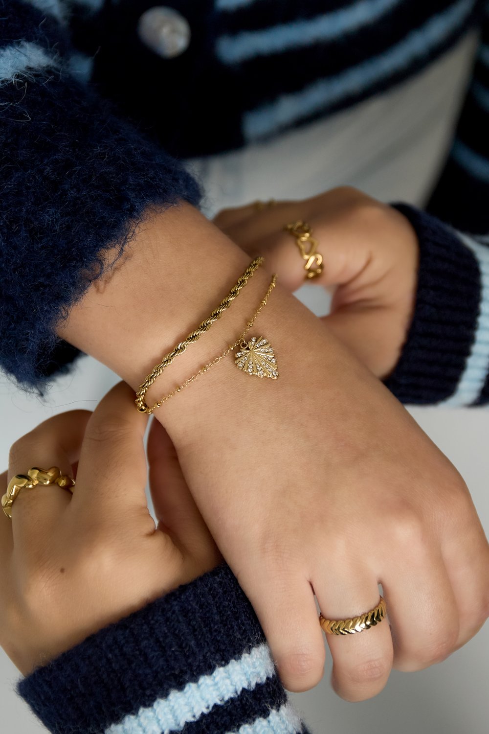 Armband Heart Casual Daily Simple